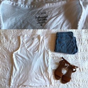 J. Crew Featherweight Slub Cotton Tee